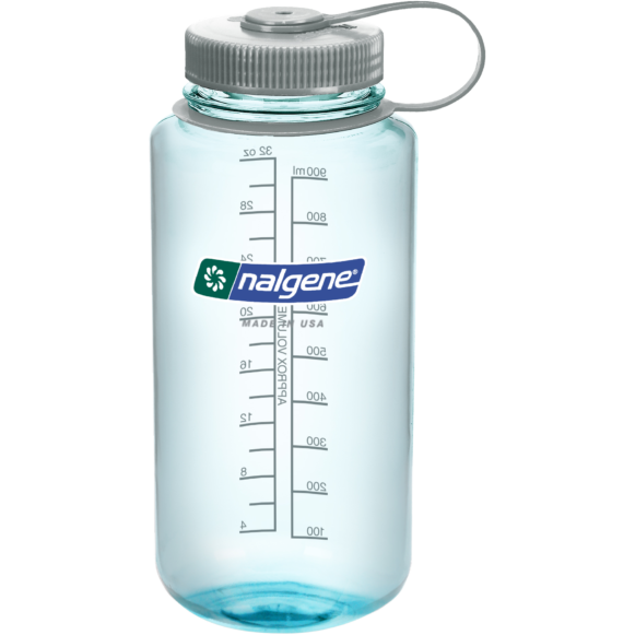 Nalgene Sustain 32 oz. Wide Mouth Water Bottle - Clementine