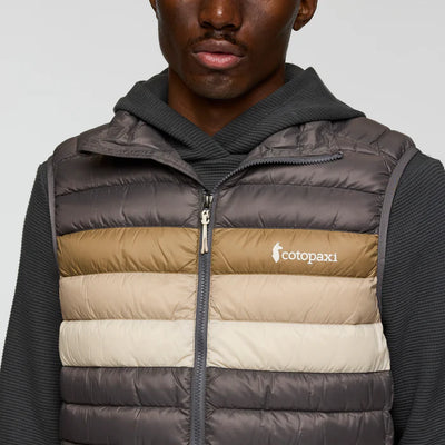 Fuego Down Vest - Men's - Cinder Stripes