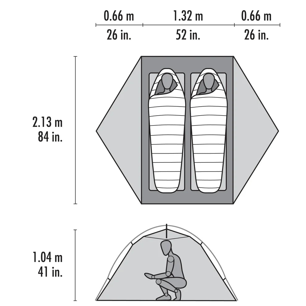 MSR  Elixir™ 2-Person Backpacking Tent