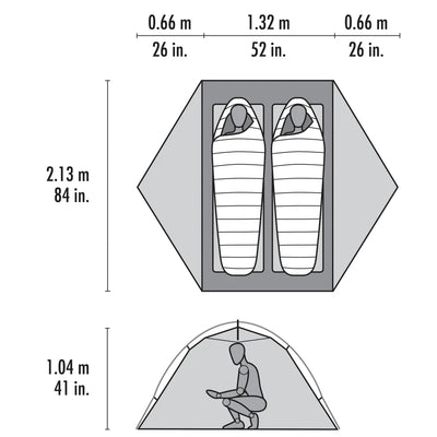 MSR  Elixir™ 2-Person Backpacking Tent