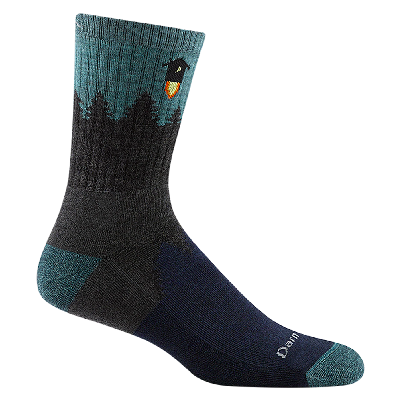 Darn Tough Men's Number 2 Micro Crew Midweight Hiking Sock - 1974