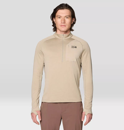 Mountain Hardwear Men's Up First™ Tech Fleece Quarter Zip