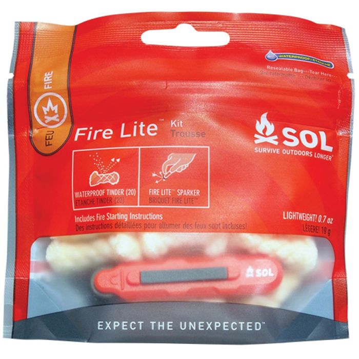 SOL FIRE LITE KIT IN DRYBAG