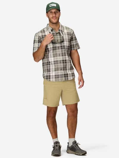 Marmot Men's AirExchange UPF 40 Novelty Short-Sleeve Collared Shirt