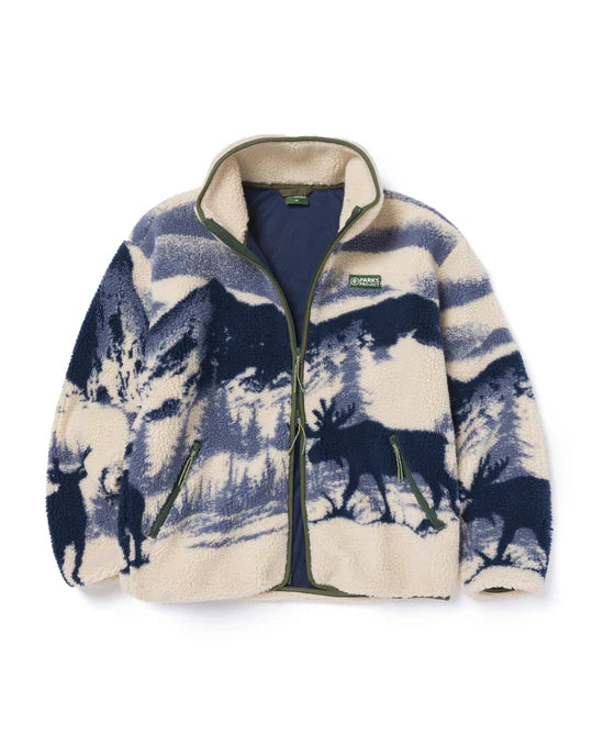 Parks Project Acadia Moose Full Zip High Pile Fleece