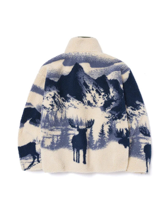 Parks Project Acadia Moose Full Zip High Pile Fleece