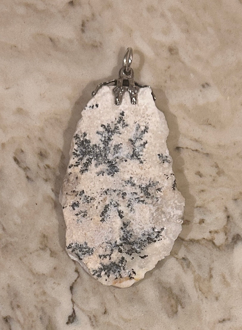 Crystal Creek Gems: Denritic Quartz Pendant