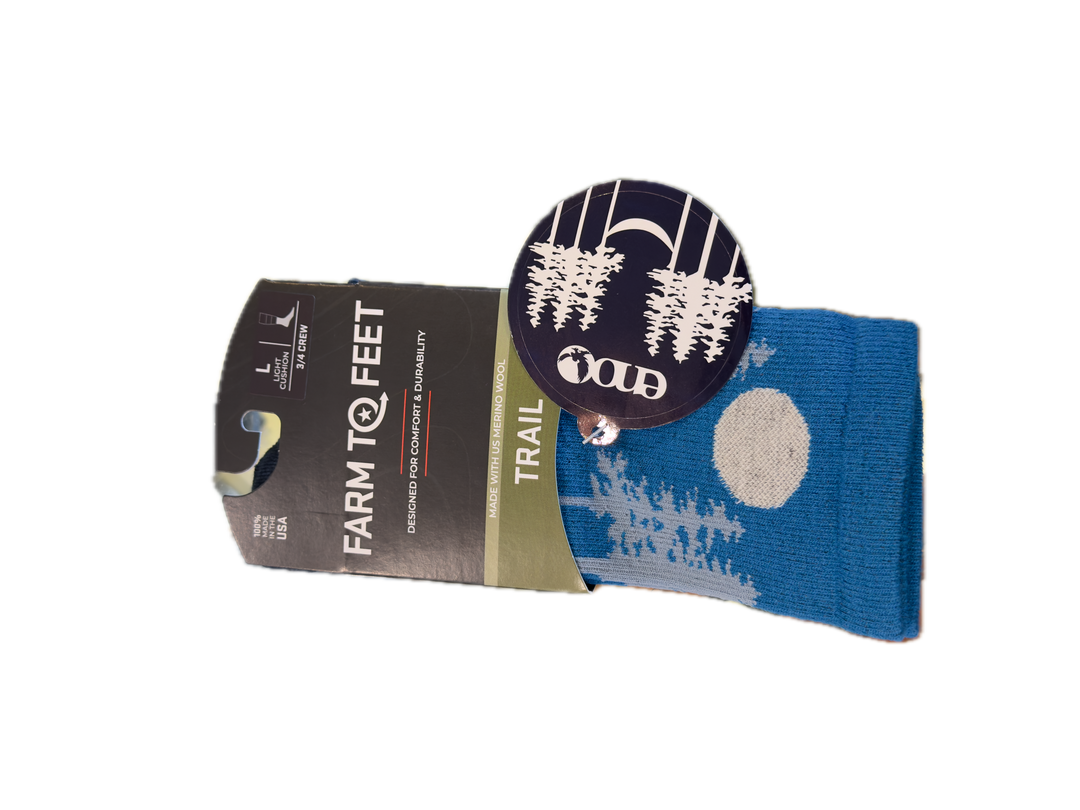 Outdoor Trail Asheville Lt. Cush 3/4 Crew Sock