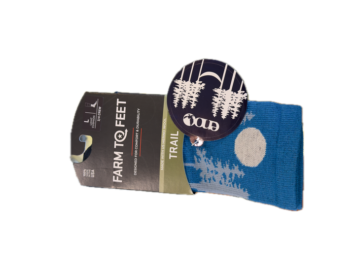 Outdoor Trail Asheville Lt. Cush 3/4 Crew Sock