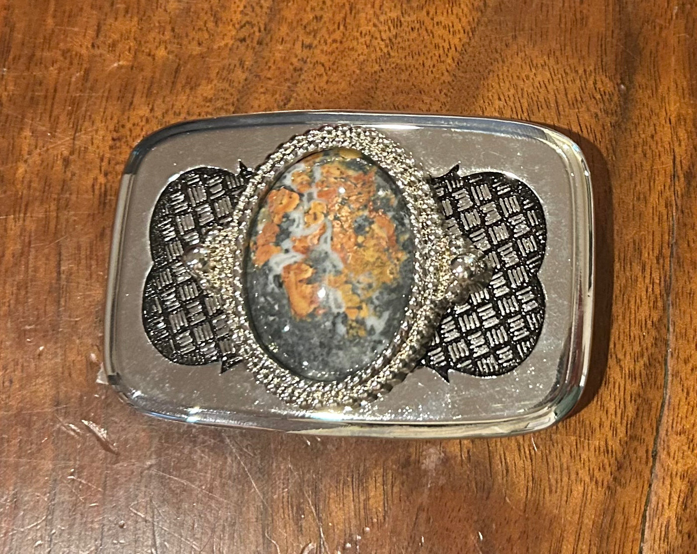 Crystal Creek Gems: Belt Buckle Maligano Jasper