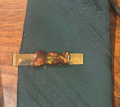 Crystal Creek Gems: Fire Agate Tie Bars