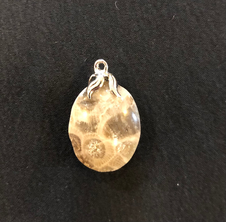 Crystal Creek Gems, Pendant: Petosky Stone