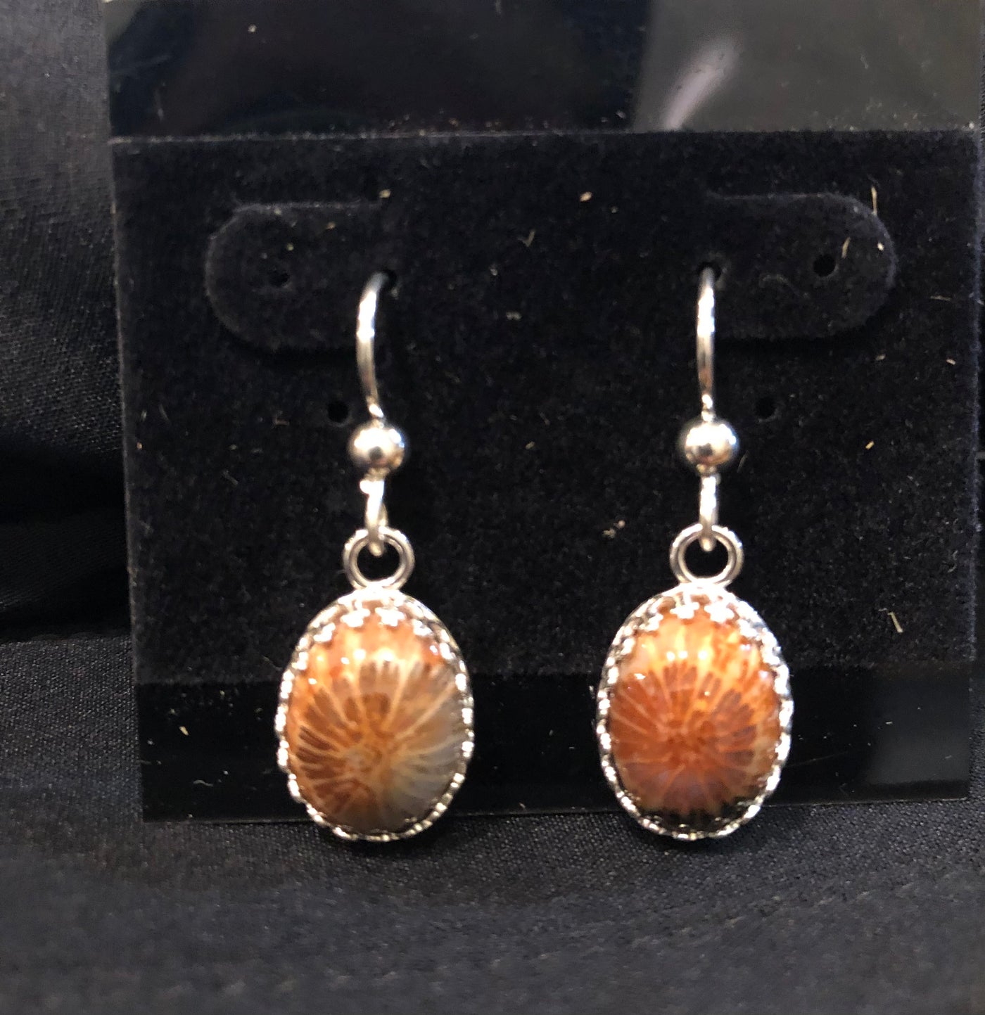 Crystal Creek Gems Earrings: Red Indonesian Coral