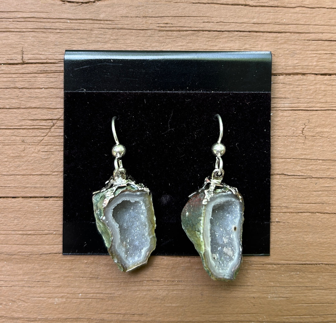 Crystal Creek Gems: Tobasco Geode Earrings-2