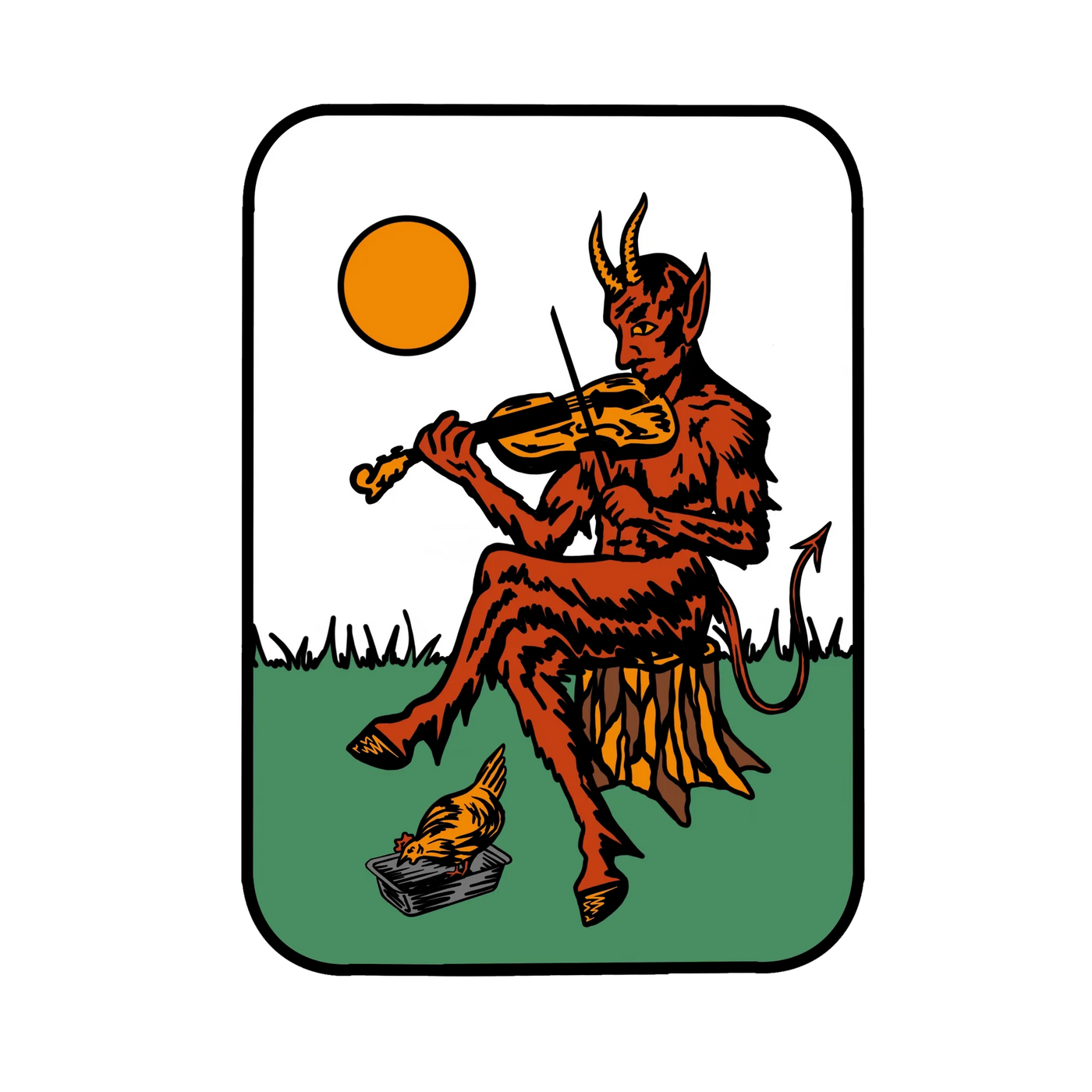 Savage Supply Devil's Golden Fiddle Sticker