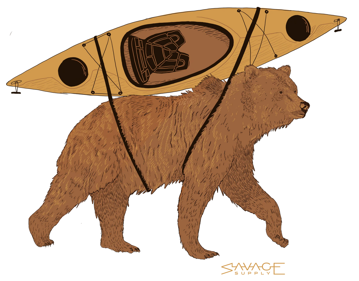 Savage Supply Hidden Tracks Sticker