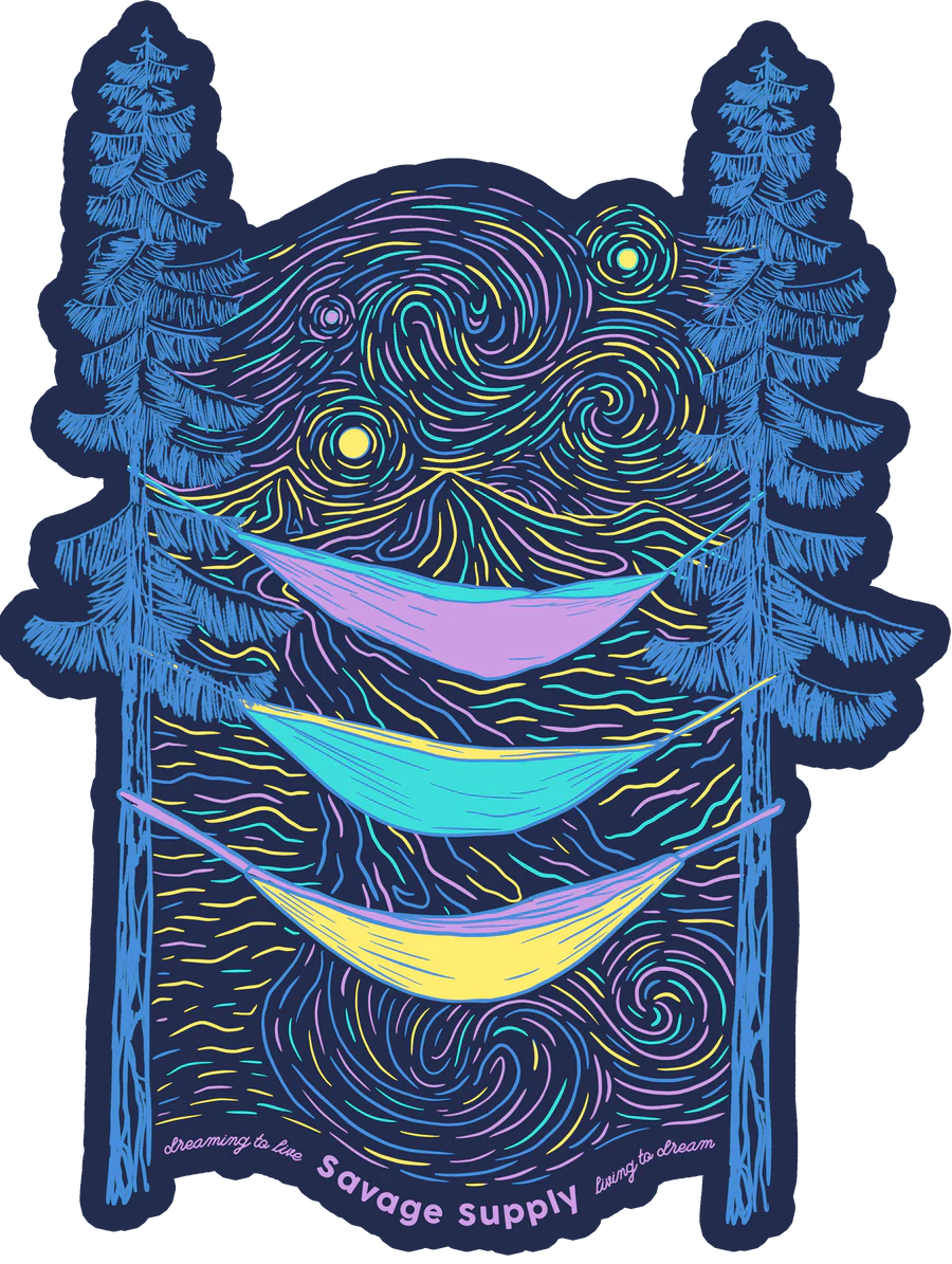 Savage Supply Van Gogh Dreams Sticker