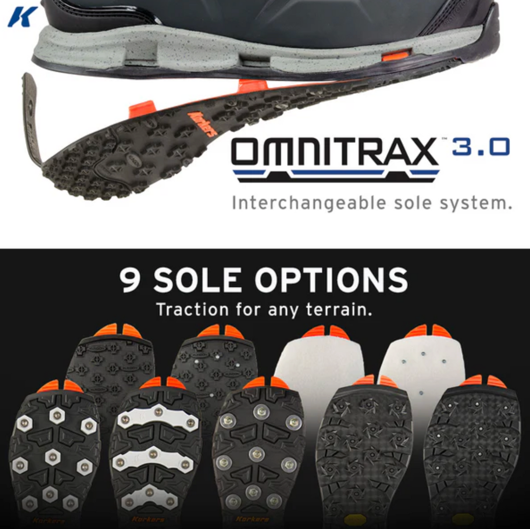 Korkers Bantam Lite with Felt &amp; Kling-On Soles