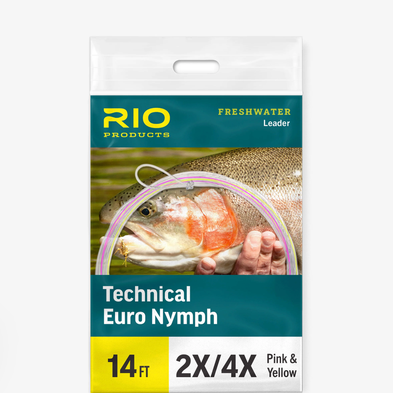 Rio Technical Euro Nymph Leader 14ft 2X/4X