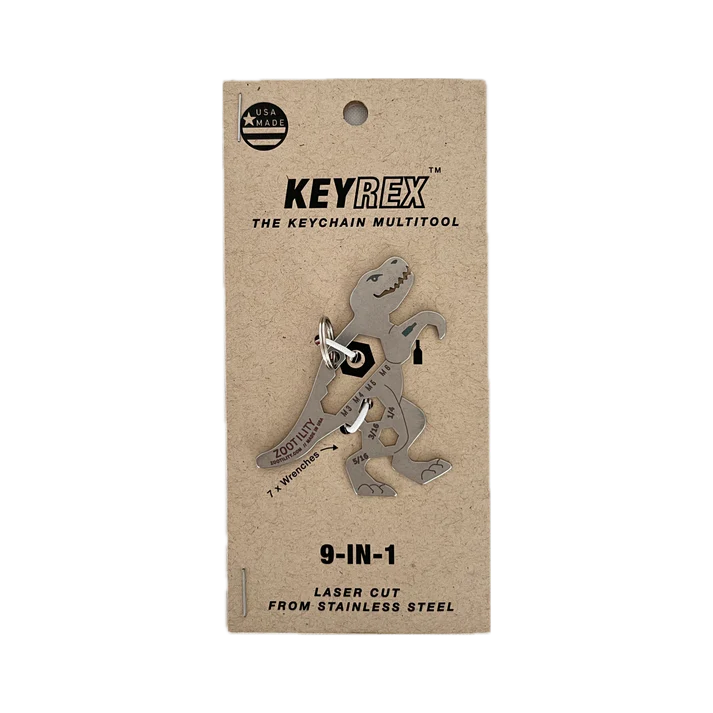 Zootility Key-Rex™ 9-in-1 Keychain Mult-Tool