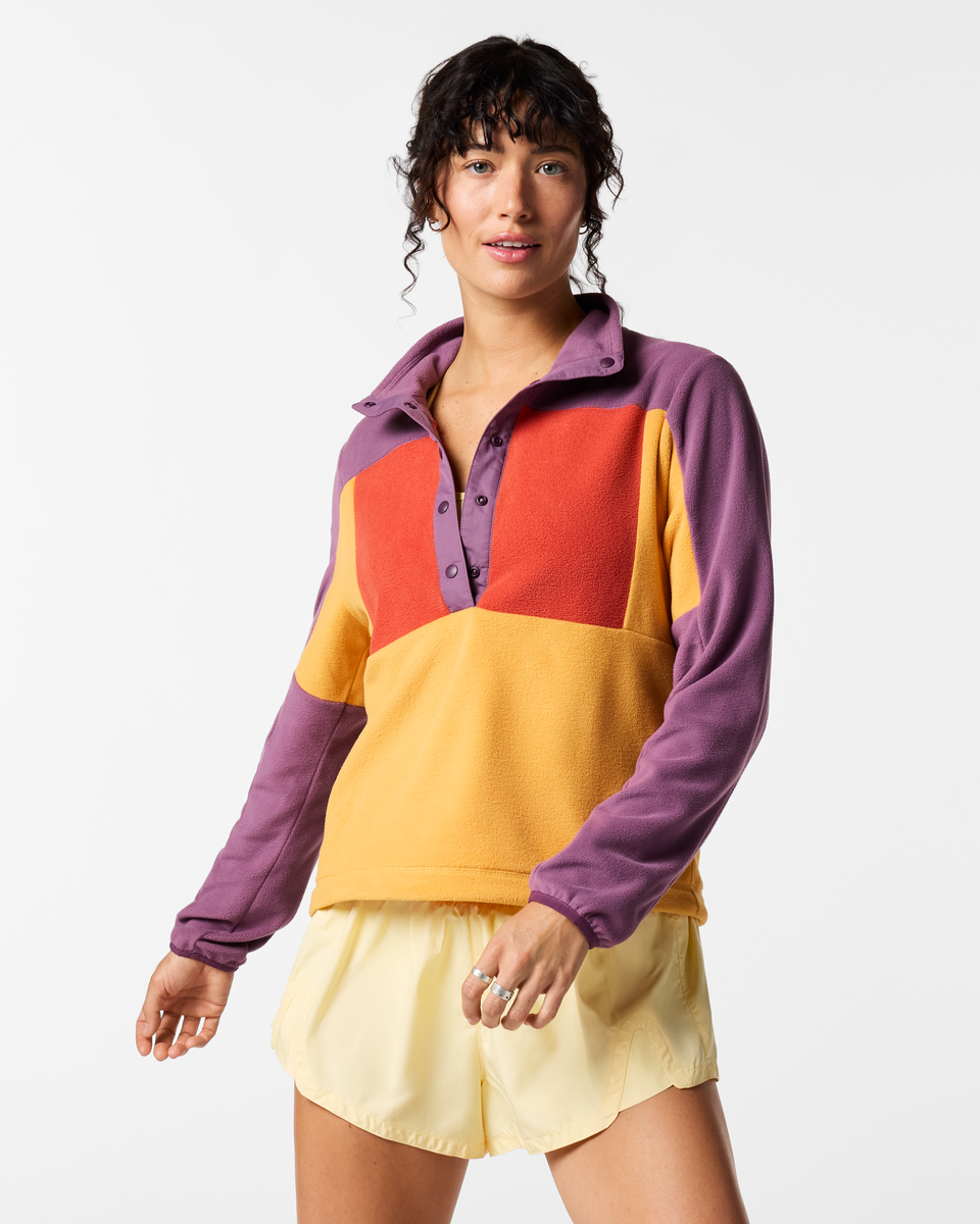 Cotopaxi Encima Fleece Pullover - Women's in Mystic and Honeycomb