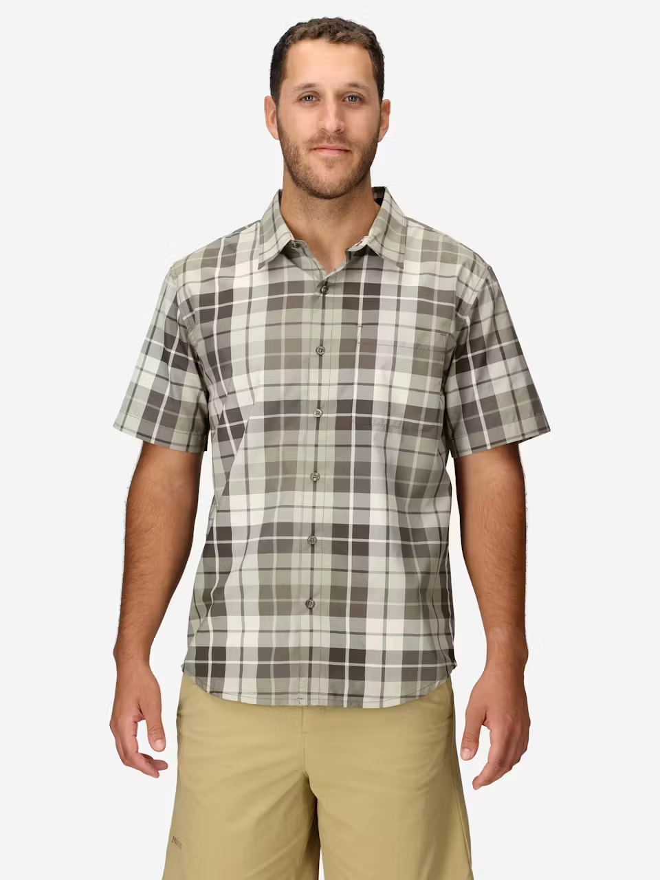 Marmot Men's AirExchange UPF 40 Novelty Short-Sleeve Collared Shirt