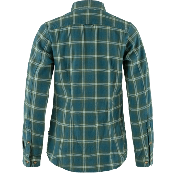 (取寄) フェールラーベン レディース フランネル シャツ Fjllrven women Fjallraven Ovik Flannel Shirt Dark Navy Fjällräven Women's Ovik Flannel Shirt