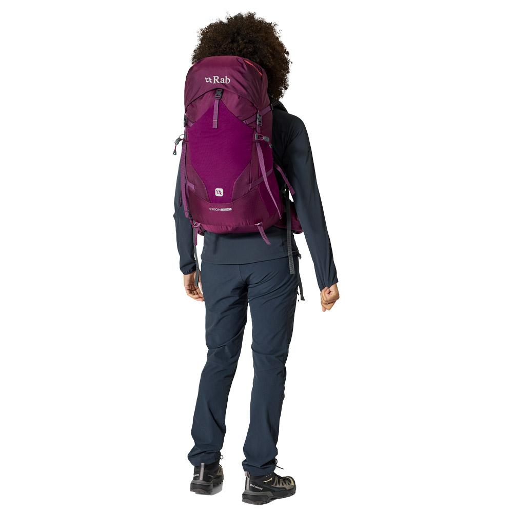 RAB Exion 35 ND backpack in Mulberry, detail