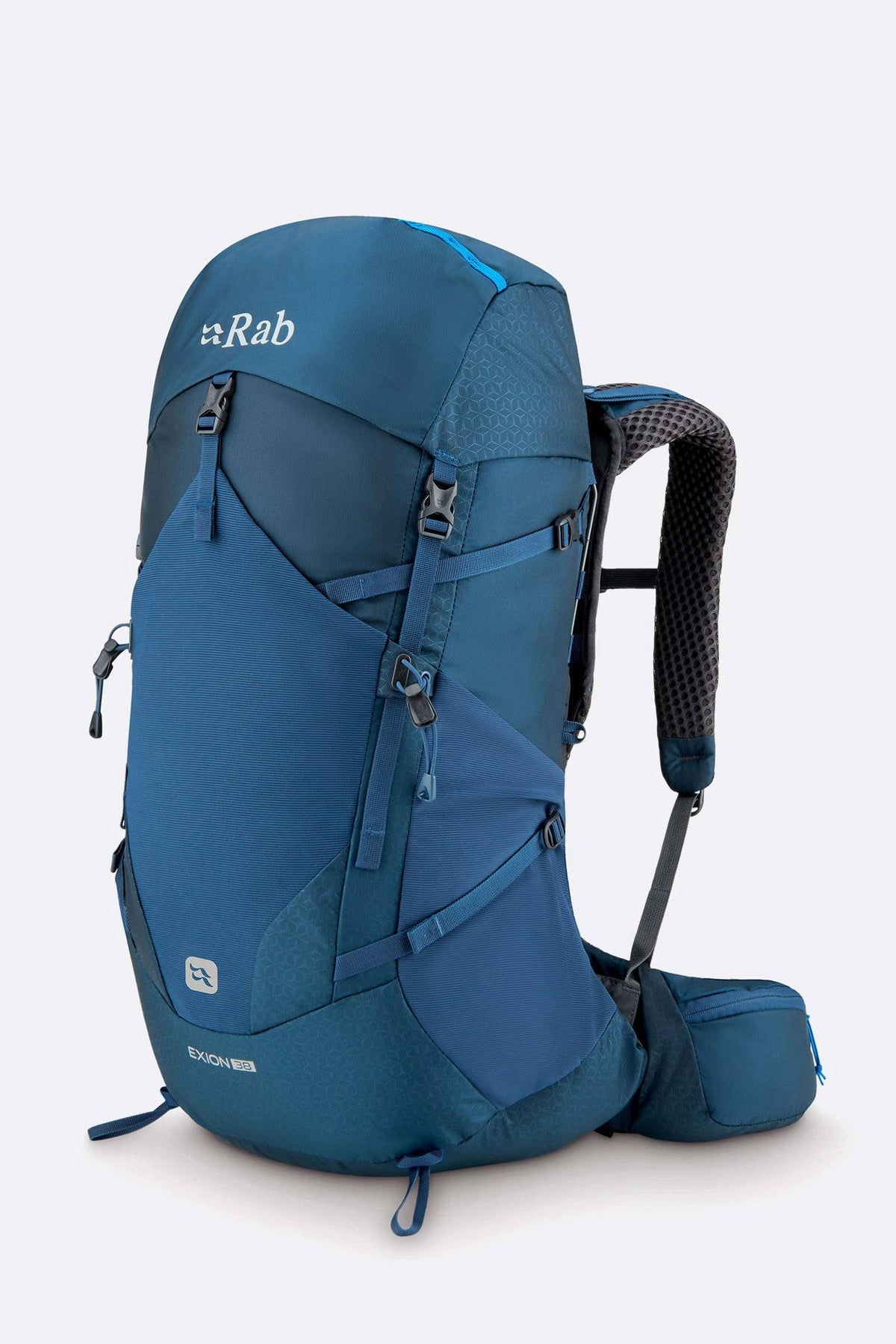 RAB Exion 38 backpack in Tempest Blue
