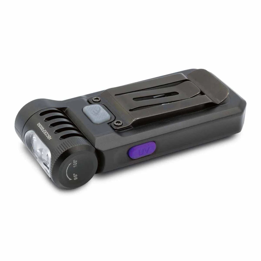 SW05R-UV Clip On Flashlight with UV Light