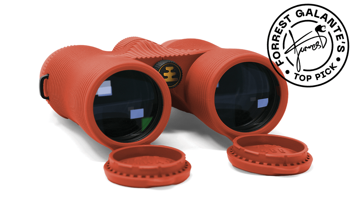Nocs Provisions Field Issue 10x42 binoculars in Brick Red
