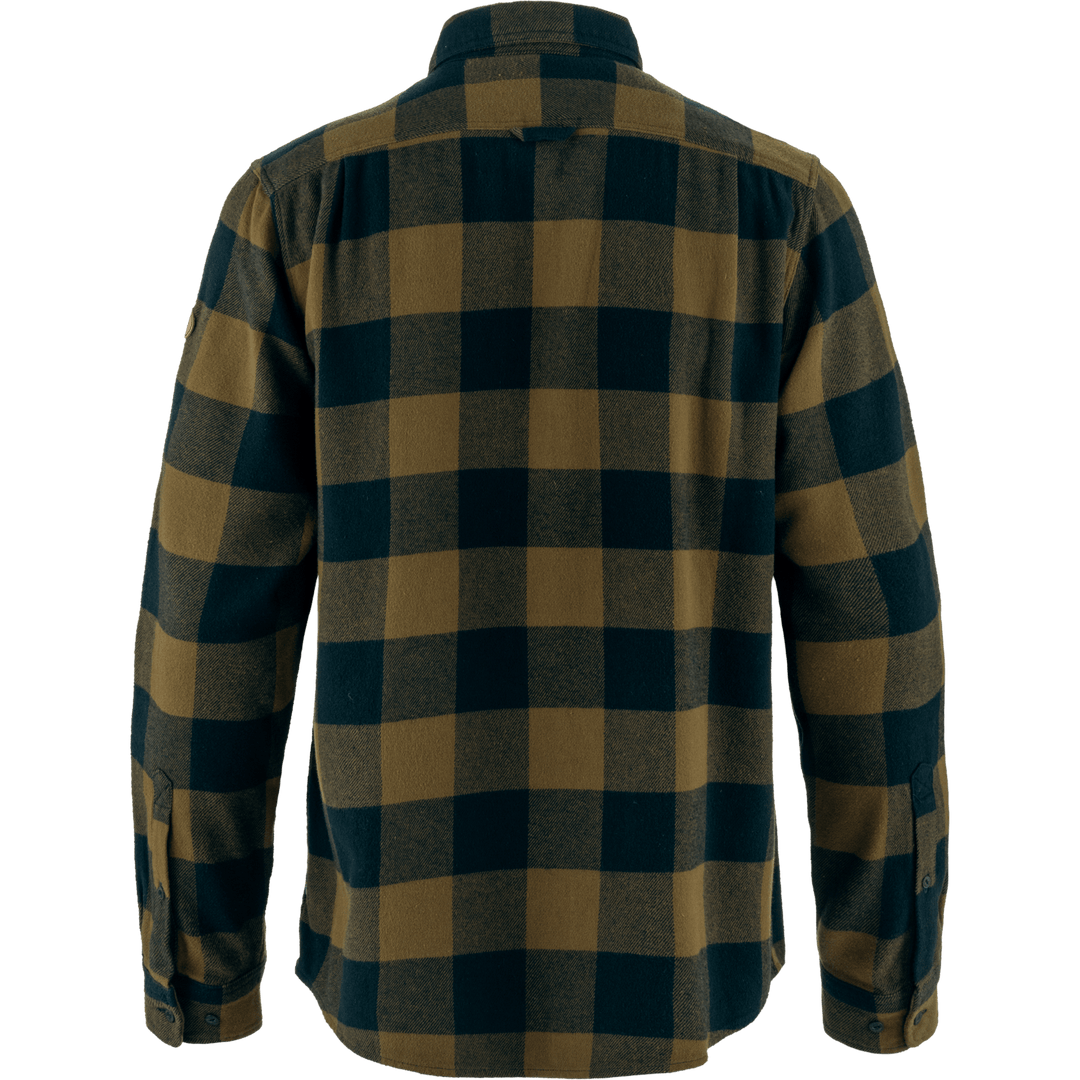 Men's Övik Heavy Flannel Shirt – back view