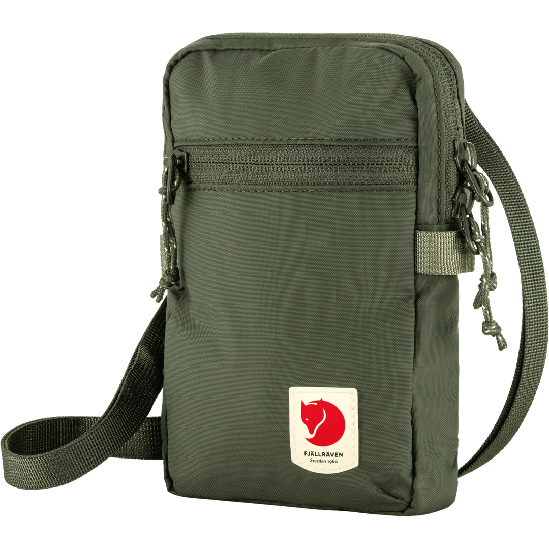 High Coast Pocket in Mountain Green, front view