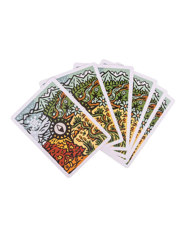 Seasons Of Squatch Playing Cards