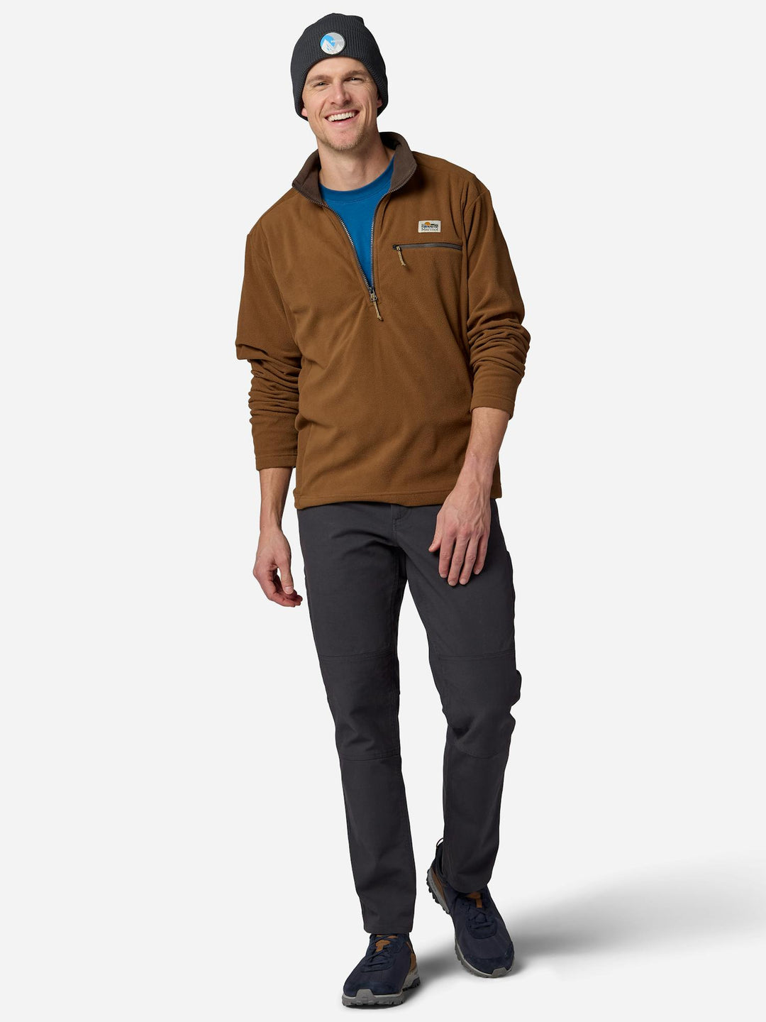 Men’s Upward Fleece Half-Zip Pullover - Flintstone