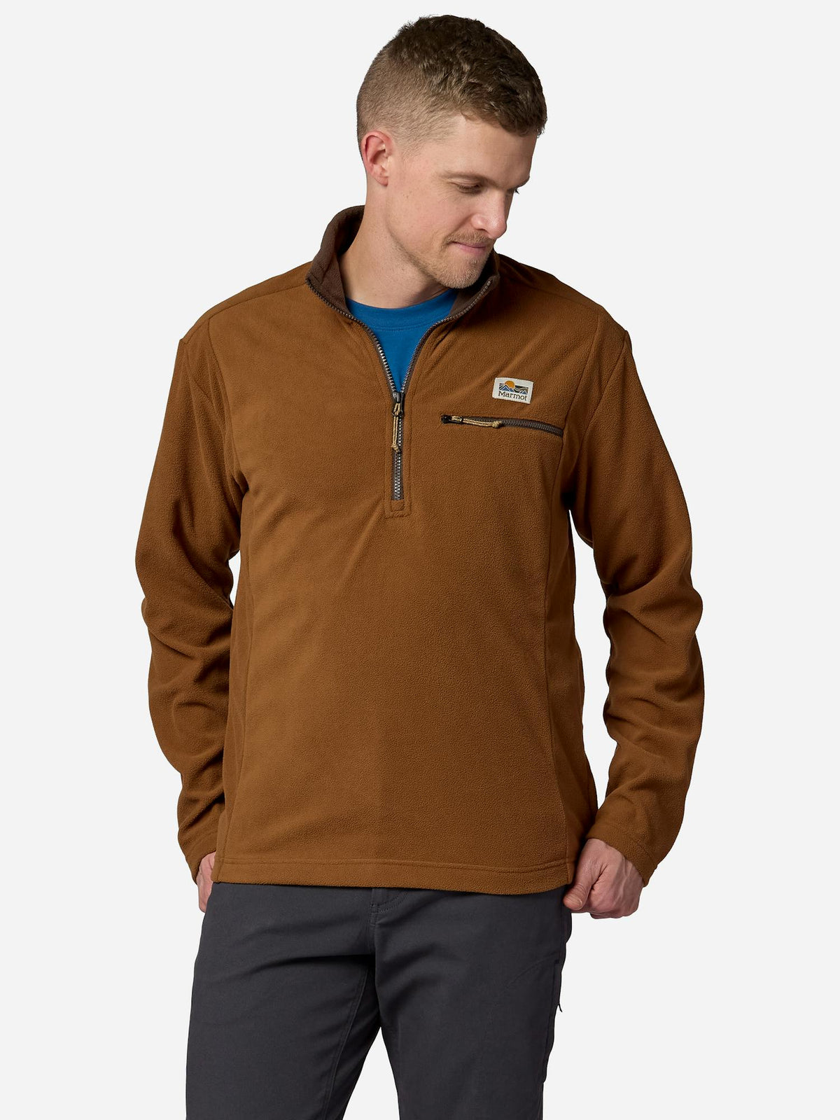 Men’s Upward Fleece Half-Zip Pullover - Flintstone