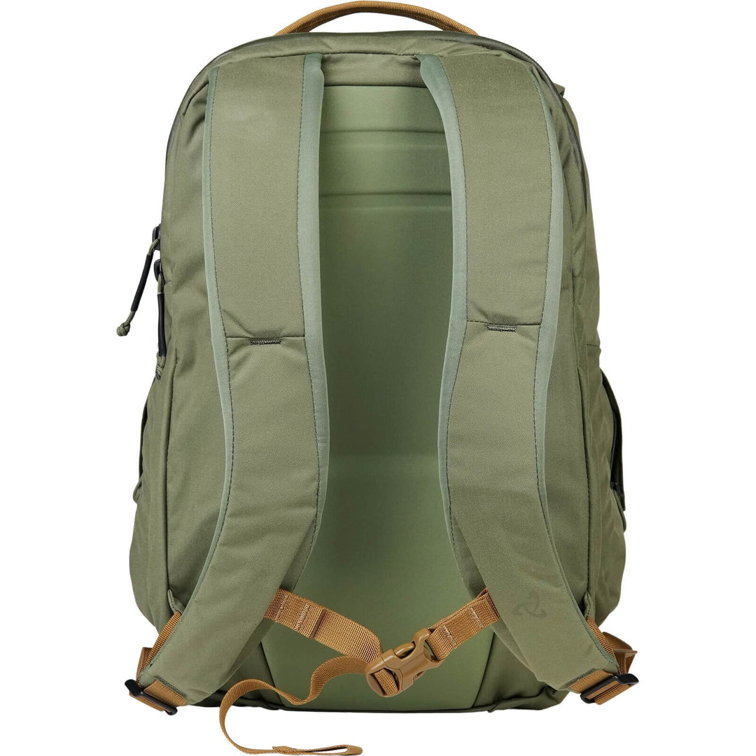 Mystery Ranch Rip Ruck 24 model 113076 in Ponderosa, molded back panel and shoulder straps