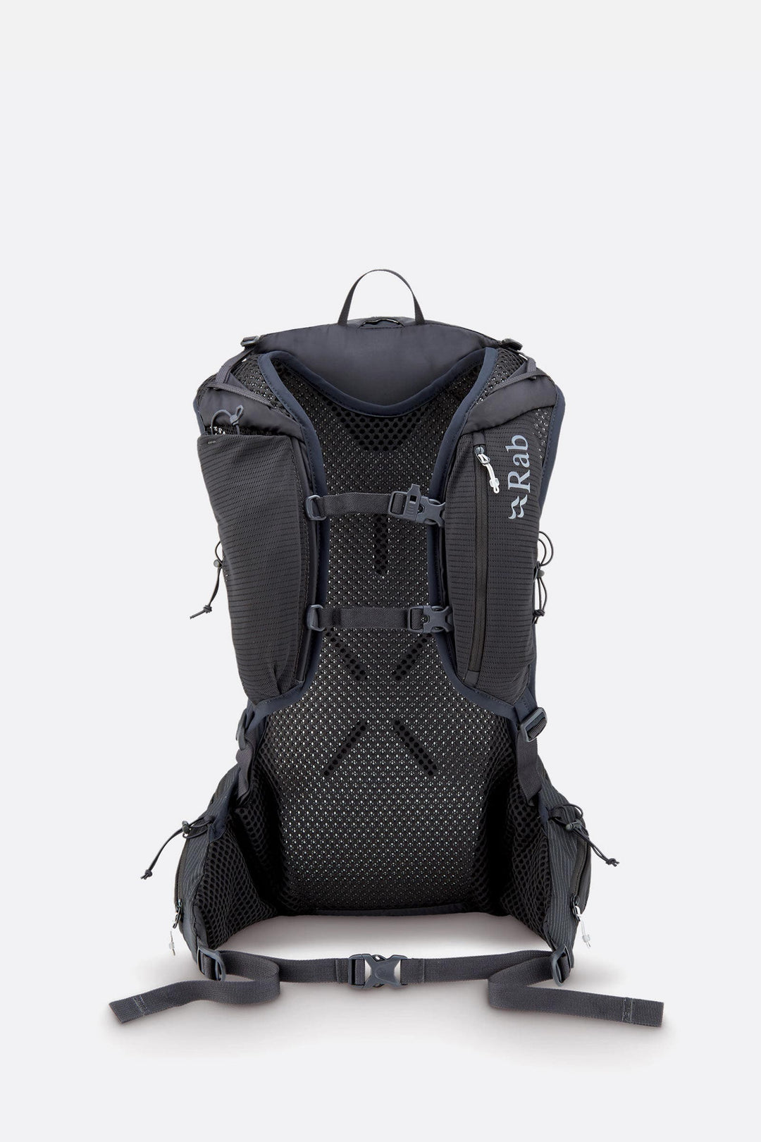 RAB Nitron 25 backpack in Anthracite, back