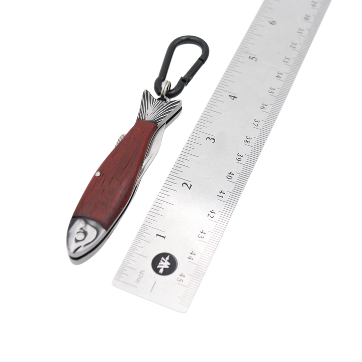 Real Sic Pocket Fish Knife Keychain product photo