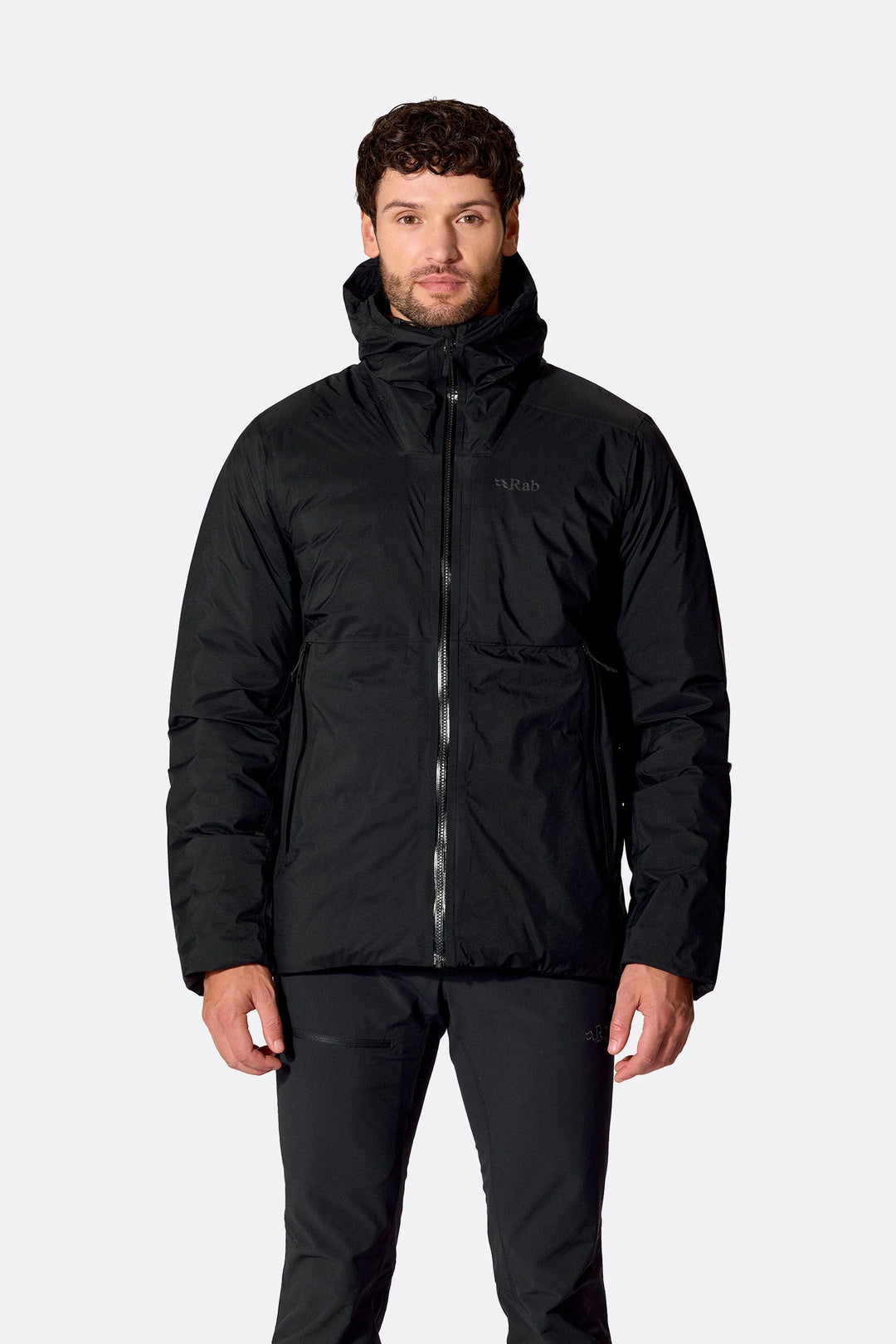 Men's Microlight Shield Waterproof Down Jacket — Black