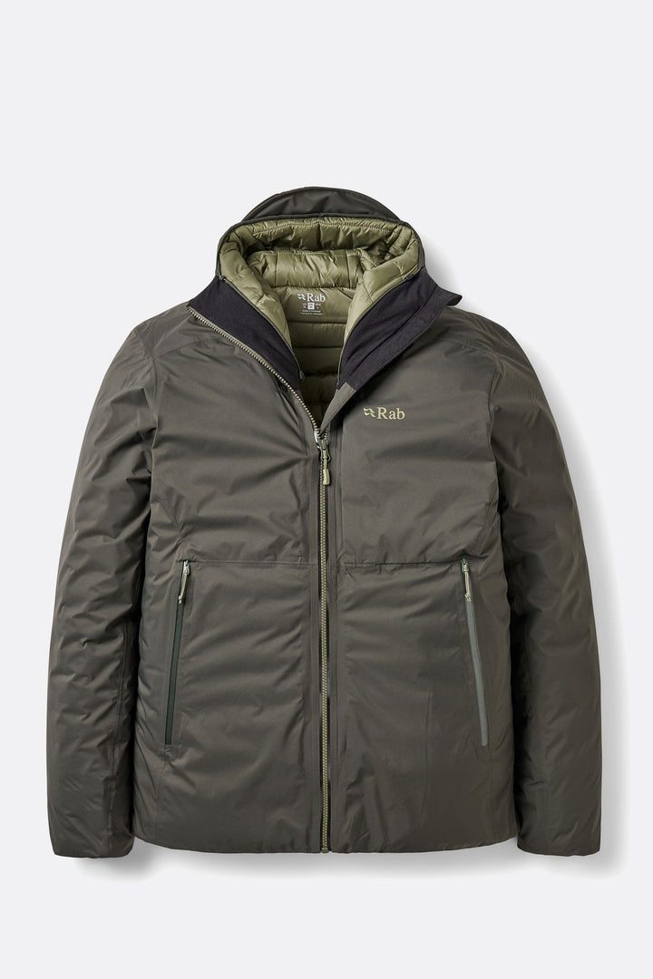 Men's Microlight Shield Waterproof Down Jacket — Dark Army
