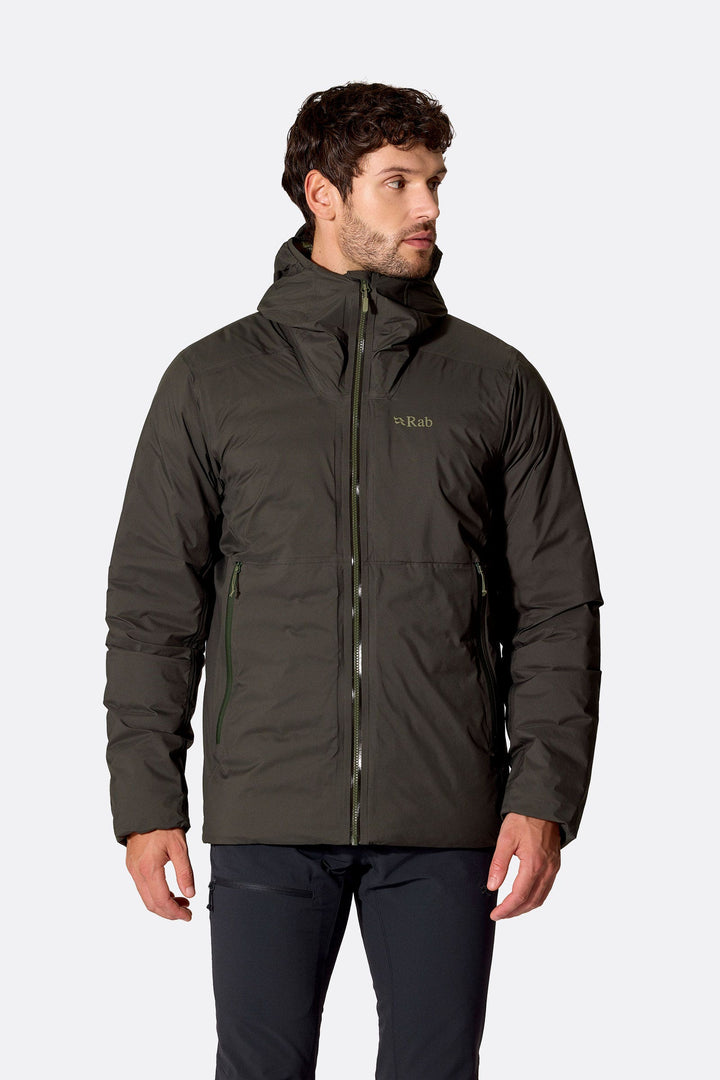 Men's Microlight Shield Waterproof Down Jacket — Dark Army