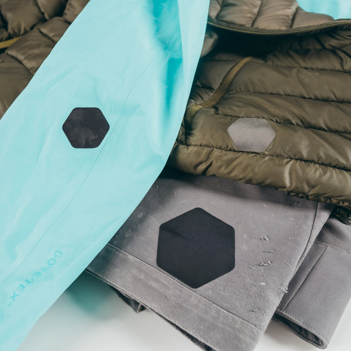 Tenacious Tape Hex Repair Patches — detail 1