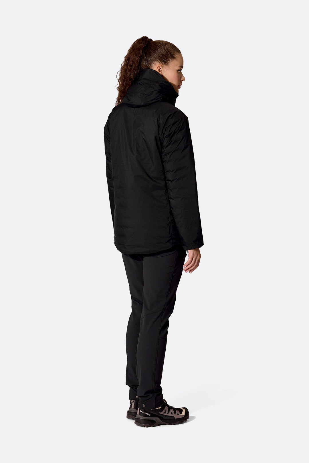 Women's Microlight Shield Waterproof Down Jacket — Black