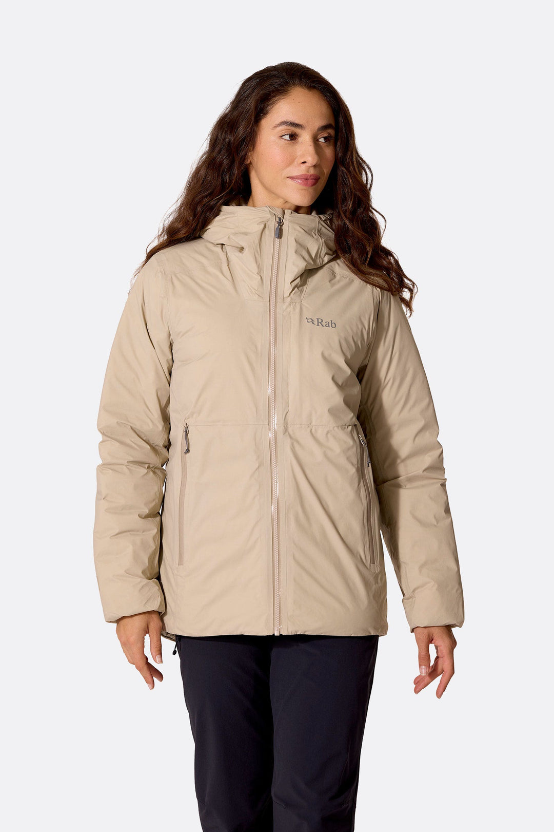 Women's Microlight Shield Waterproof Down Jacket — Dark Pebble