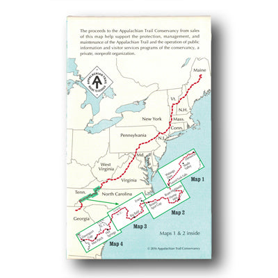 Appalachian Trail Maps Tennessee-North Carolina