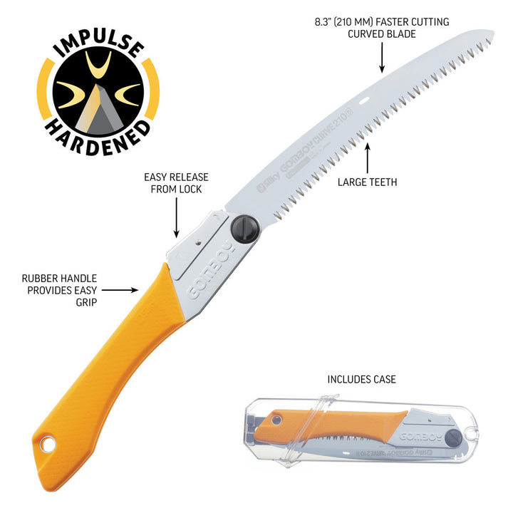 Silky GOMBOY Curve 210mm Folding Saw
