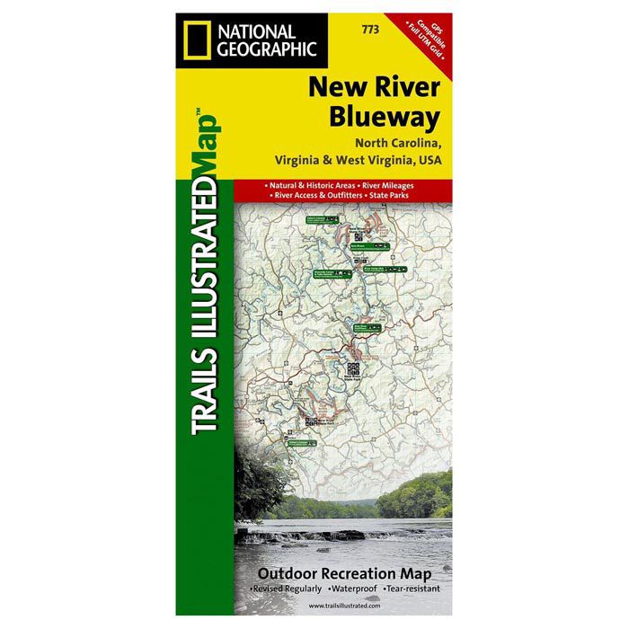 National Geographic New River Blueway Map