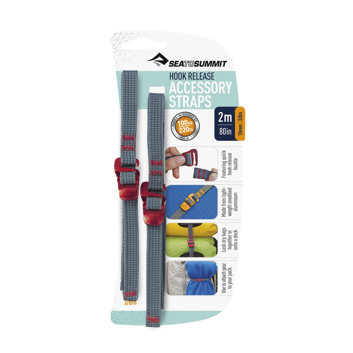 Sea to Summit Accessory Straps with Hook Release 10mm