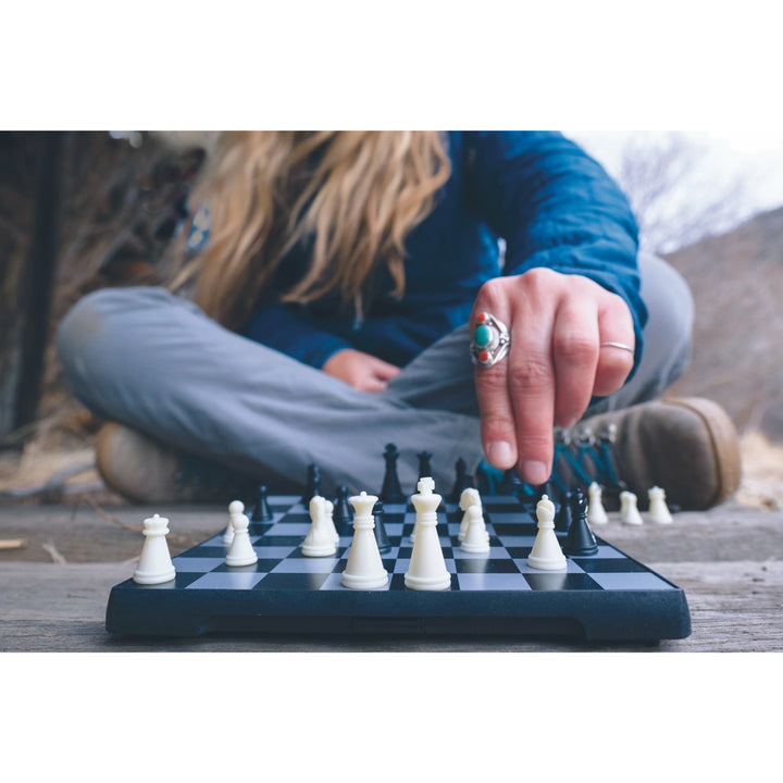 Outside Inside Backpack Magnetic Chess